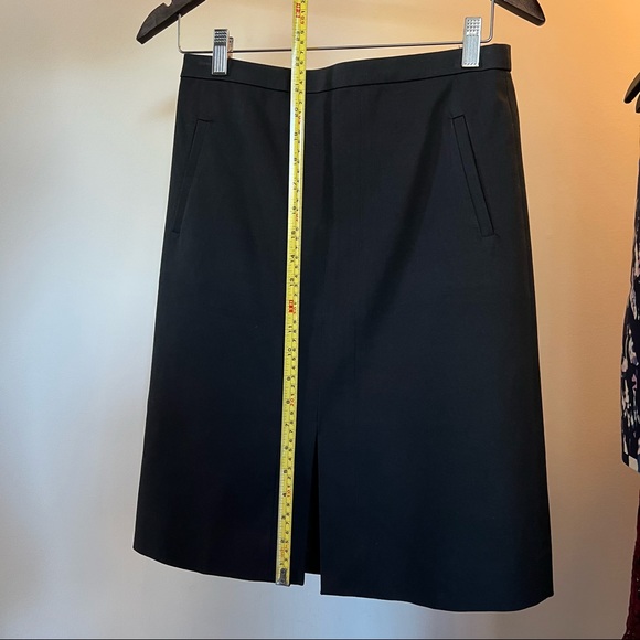 J.Crew pencil skirt | Pockets, front slit | Black, 2 - Picture 3 of 9